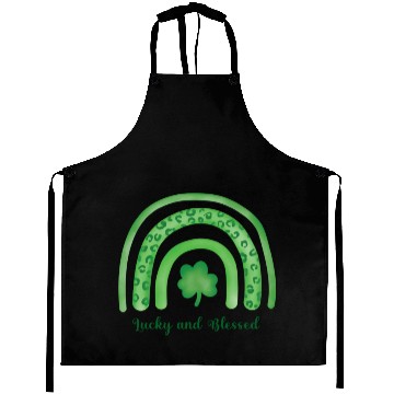 Discover Lucky and Blessed Aprons