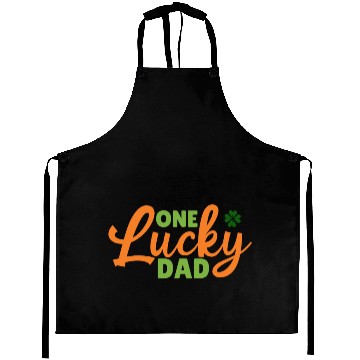 Discover One Lucky dad Aprons