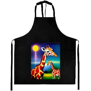 Discover Giraffe in the spectrum of light Aprons