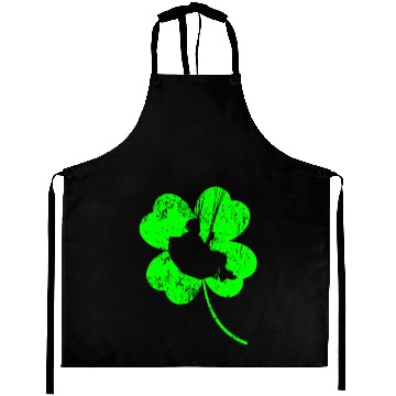 Discover Paragliding St. Patrick's day shamrock Aprons