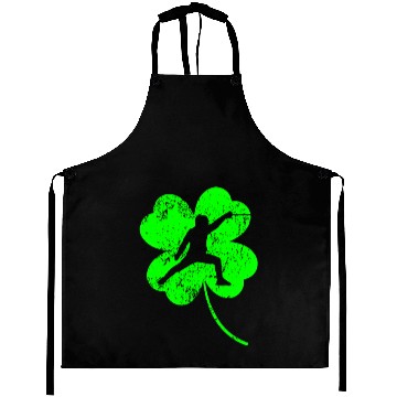 Discover Fencing St. Patrick's day shamrock Aprons