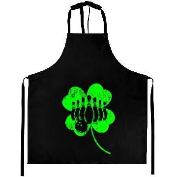 Discover Bowling St. Patrick's day shamrock Aprons