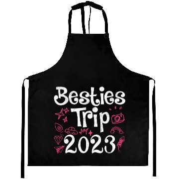 Discover Besties Trip 2023 Summer Vacation Spring Break Aprons