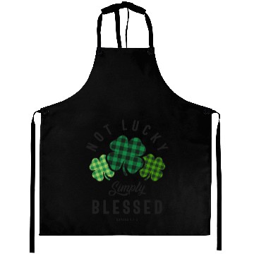 Discover Not Lucky Simply Blessed St Patricks Day Aprons