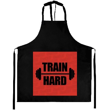 Discover Train hard in the gym Aprons