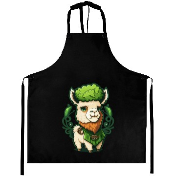 Discover Sweet St Patrick's Day Lama Aprons