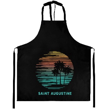 Discover Saint Augustine Florida Cool Souvenir Vacation Aprons