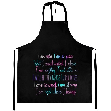 Discover "I am" Self Love Mantra Aprons