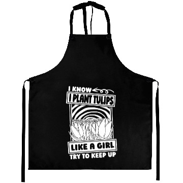 Discover Tulip Gardening Funny Aprons