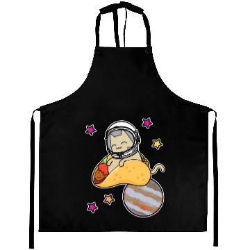 Discover Space Taco Cat Aprons