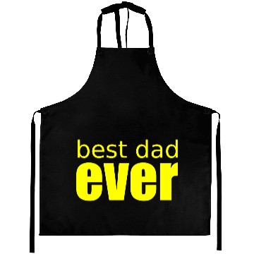 Discover best dad ever - retro Aprons green - fathers day -