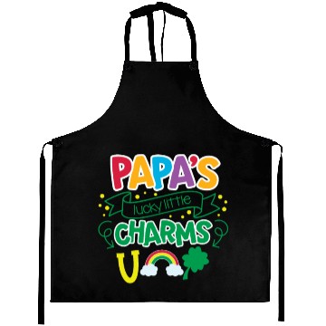 Discover Papa's Lucky Little Charms Clover Shamrock Aprons