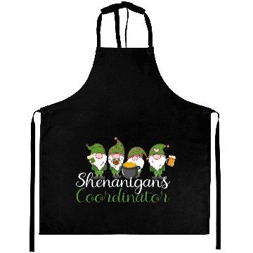 Discover Shenanigans Coordinator St Patricks Day Gnomes Aprons