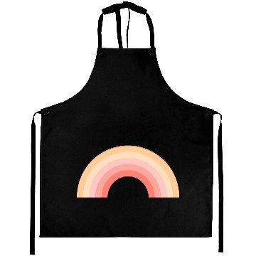 Discover Peach Pink Rainbow Aprons