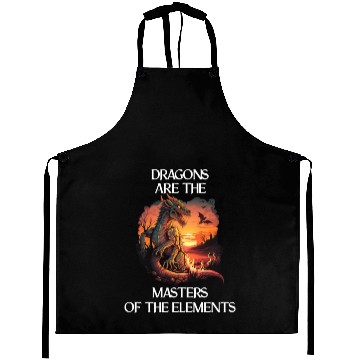 Discover Mythical Creature Dragons Gift Men Dragon for a Aprons