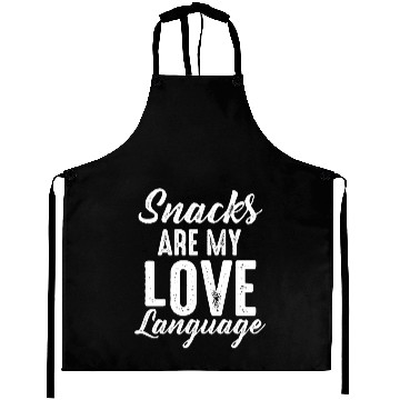 Discover Snacks Are My Love Language Aprons