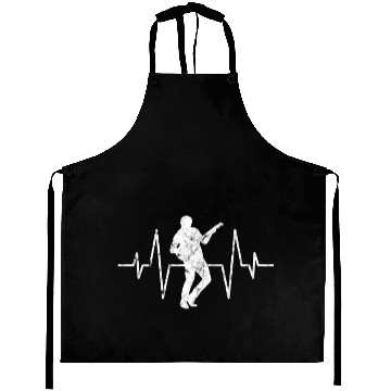 Discover guitar player heartbeat Aprons
