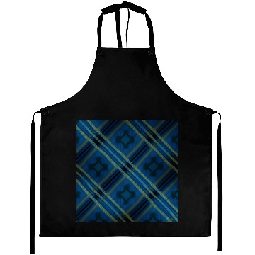 Discover Indigo Tartan A Trendsetter's Delight Aprons