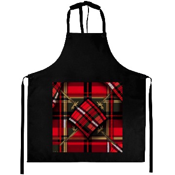 Discover Red Tartan Trellis Aprons