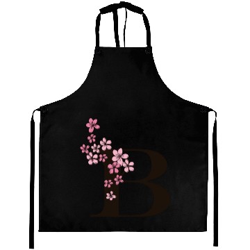 Discover B Botanical Monogram Aprons