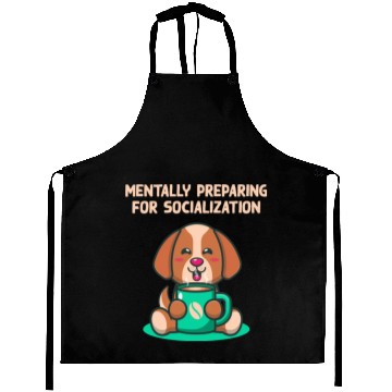 Discover Mentally Preparing for Socialization Nerd Introver Aprons