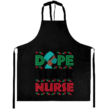 Discover Dope Black Nurse Nursing Afrocentric African Ameri Aprons