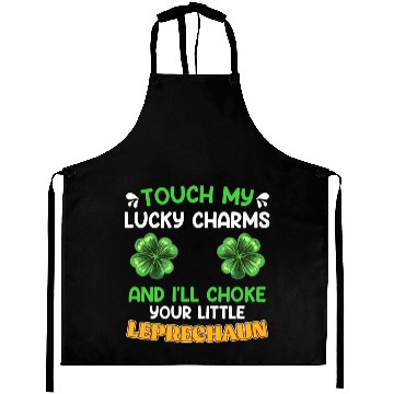 Discover Funny St. Patrick's Day saying Lucky Charms Aprons