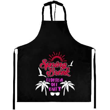 Discover Spring Break Florida off duty holiday Spring Break Aprons