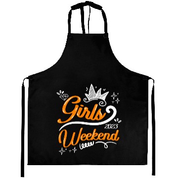 Discover Girls Weekend Vacation Girls Trip Spring Break Aprons