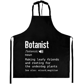 Discover Botanist Definition for Science Nerdy Biologist Aprons