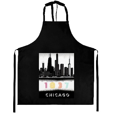 Discover Chicago Skyline Aprons