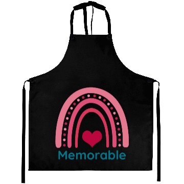 Discover Memorable Viva Magenta Boho Rainbow Aprons