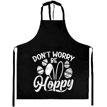 Discover Happy Easter Motif Easter Eggs Funny Easter Bunny Aprons