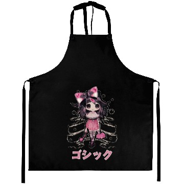 Discover Gothic Lolita Chibi Witch Kawaii Anime Wicca Aprons