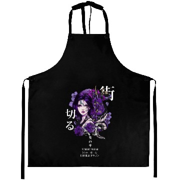 Discover Japanese Anime Dragon Edgy Gothic Soft Grunge Alt Aprons