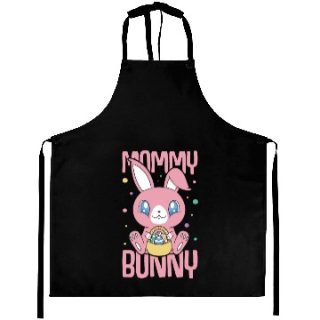 Discover Happy Easter Motif Easter Eggs Funny Easter Bunny Aprons