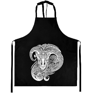 Discover Elegant Capricorn Vintage T Tattoo Aprons