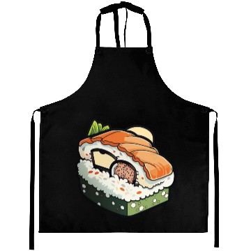 Discover Sushi print Aprons