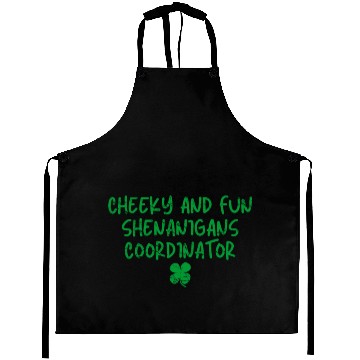 Discover Cheeky and Fun Shenanigans Coordinator Irish St Pa Aprons