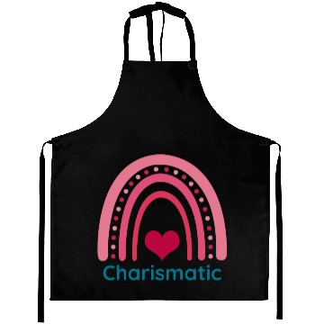 Discover Charismatic Viva Magenta Boho Rainbow Aprons