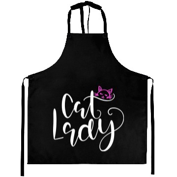 Discover Cat lady Meow Aprons