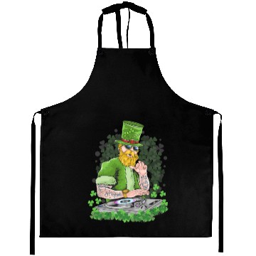 Discover St Patricks Day DJ, Music Love, Tattoos Lucky Clov Aprons