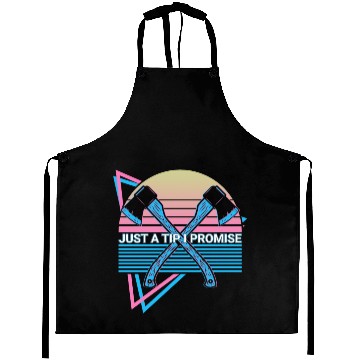 Discover Funny Axe Throwing Ax Thrower Retro Aprons