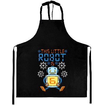 Discover Robot Birthday Outfit Boy 6th Robot Birthday Party Aprons