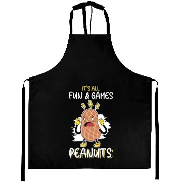 Discover It's All Fun And Games Until I See Peanuts Peanut Aprons