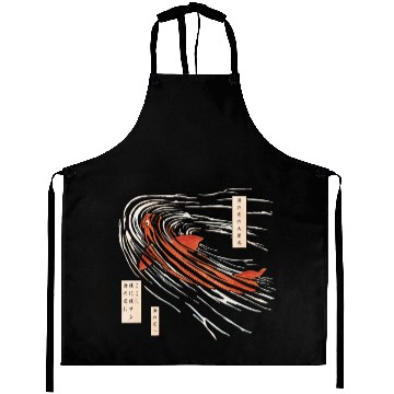 Discover Koi fish on the seabed Aprons