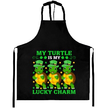 Discover My Turtle Is My Lucky Charm Aprons