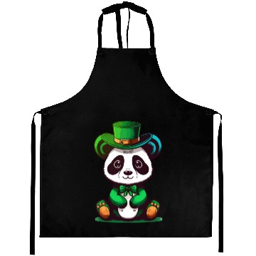 Discover st patricks day - cute panda Aprons