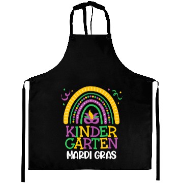 Discover Cute Boho Rainbow Mardi Gras Kindergarten Teacher Aprons