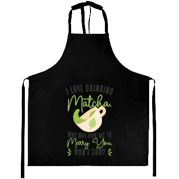 Discover Matcha Lover Wedding Matcha Tea Pick Up Lines Aprons
